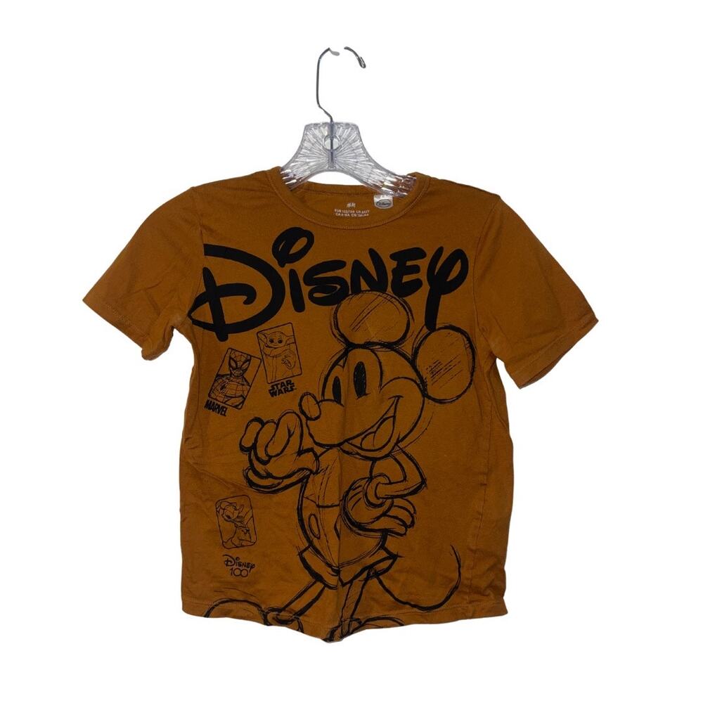 Disney H&M collaboration Disney Mickey Mouse Kids Graphic Cotton T-Shirt SZ 6X/7